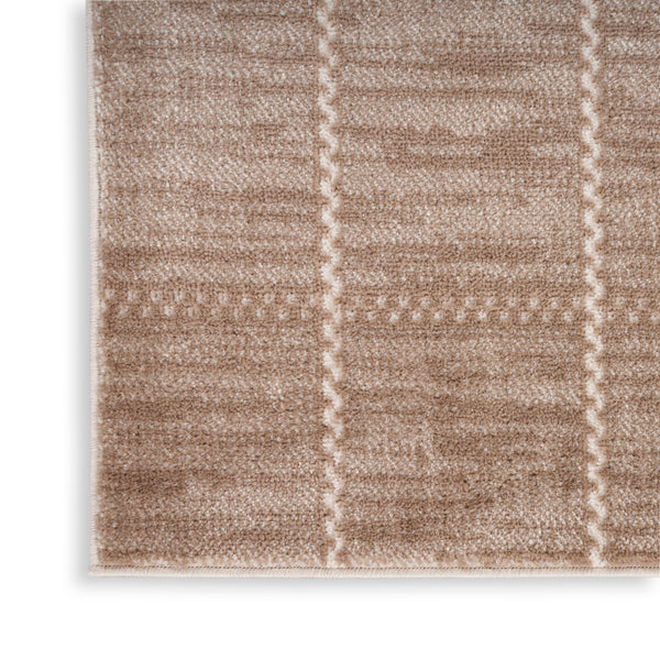 nourison serenity home srh05 mocha ivory rug