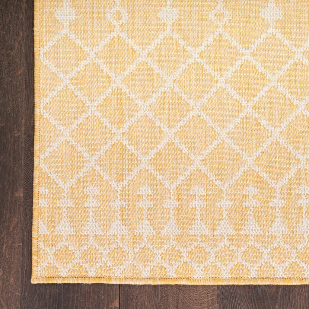 nourison positano pos02 yellow rug