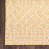 nourison positano pos02 yellow rug