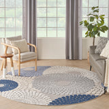 nourison aloha alh29 blue grey rug