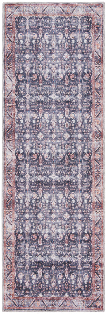 nourison grand washables grw06 navy ivory rug