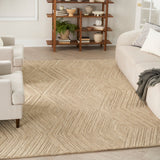 nourison graceful gru03 taupe rug