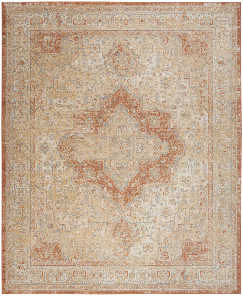 nourison nourison essentials persian nre07 beige rust rug