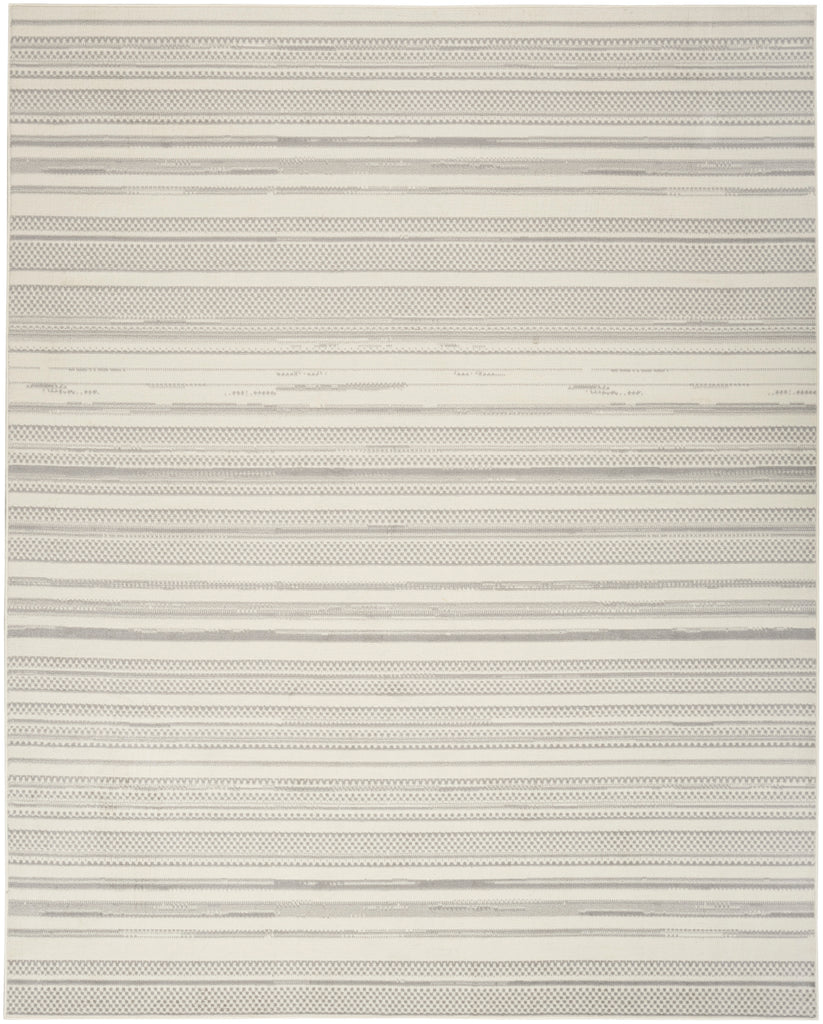 nourison grafix grf41 ivory grey rug