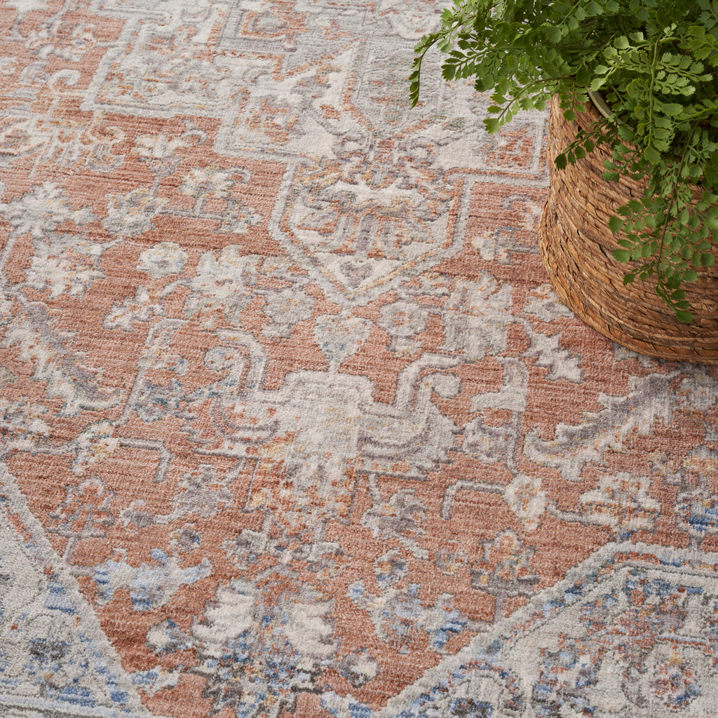 nourison elegant heirlooms elh01 blue multicolor rug