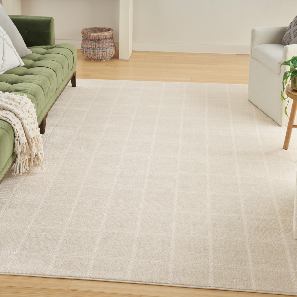 nourison serenity home srh05 ivory cream rug