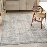nourison lynx lnx06 ivory blue rug