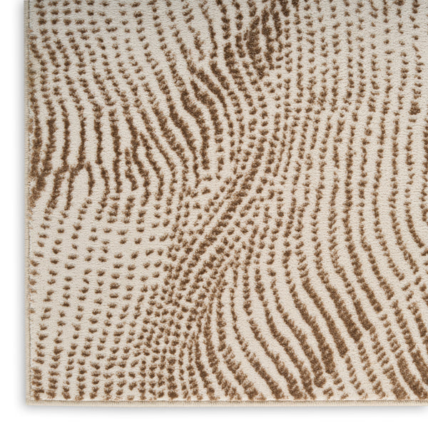 nourison central park west cep01 beige brown rug
