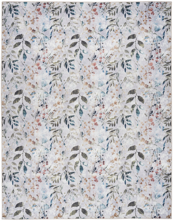 nourison nourison washables nwb05 grey multicolor rug