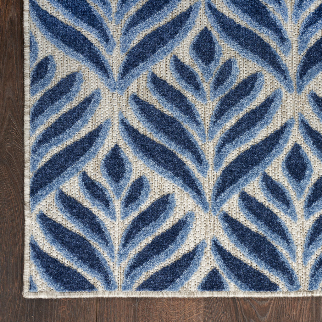 nourison aloha alh35 blue rug