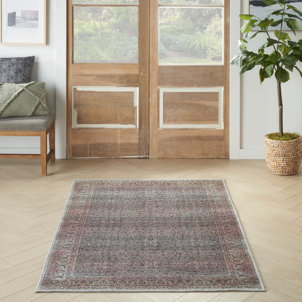 nourison grand washables grw04 emerald rug
