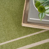 nourison nourison essentials nre02 green ivory rug