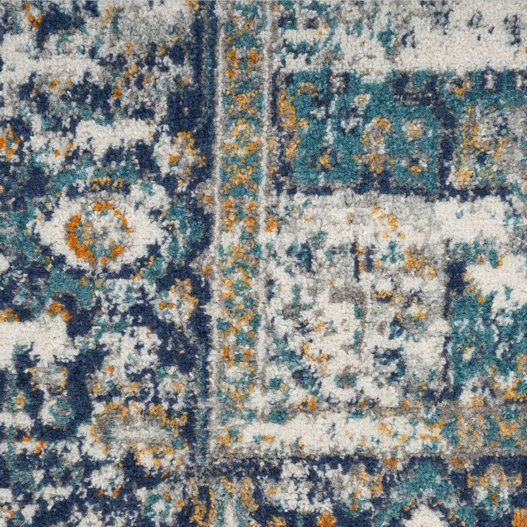 nourison passion psn03 ivory grey blue rug