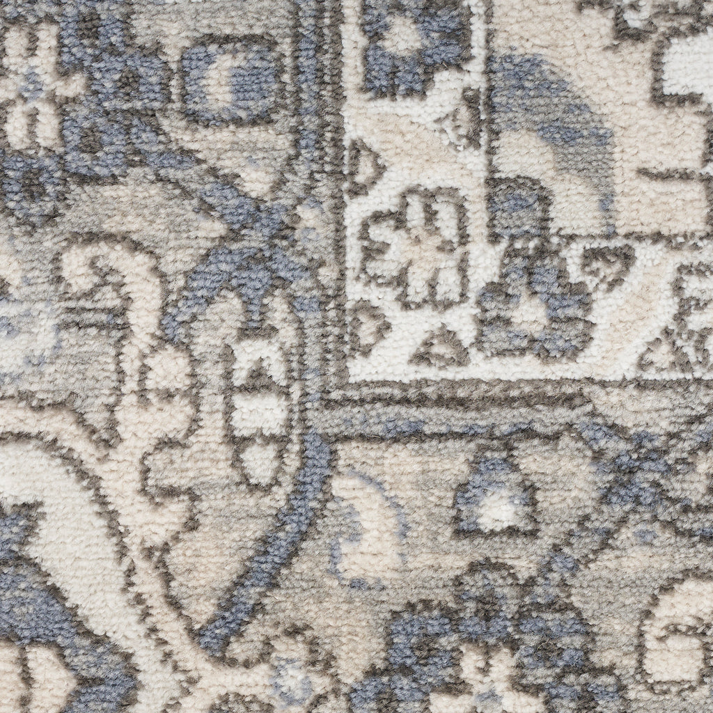 nourison quarry qua05 ivory blue rug