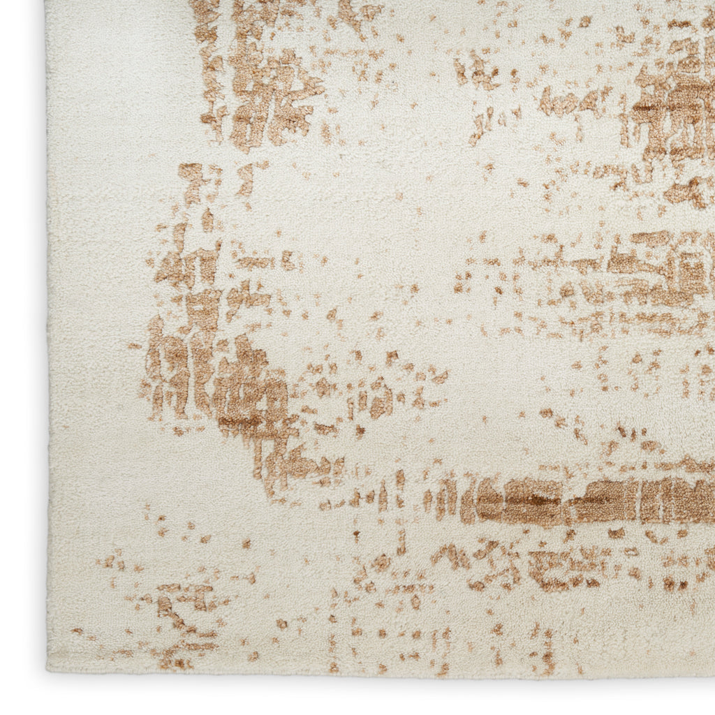 nourison harmony hay01 ivory gold rug