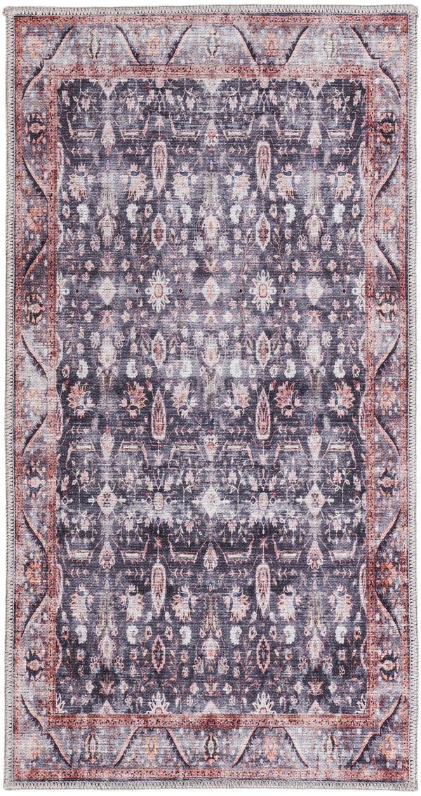 nourison grand washables grw06 navy ivory rug