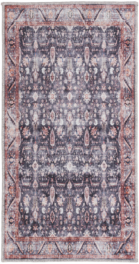 nourison grand washables grw06 navy ivory rug