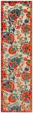 nourison aloha alh17 red multicolor rug