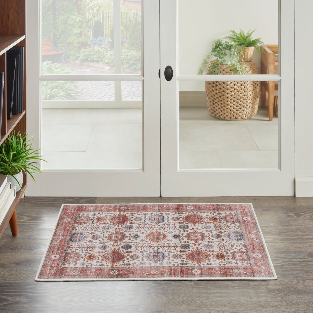 nourison fulton ful12 beige multicolor rug