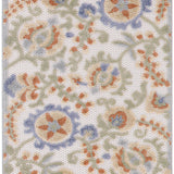 nourison aloha alh17 ivory blue rug