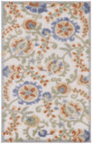 nourison aloha alh17 ivory blue rug