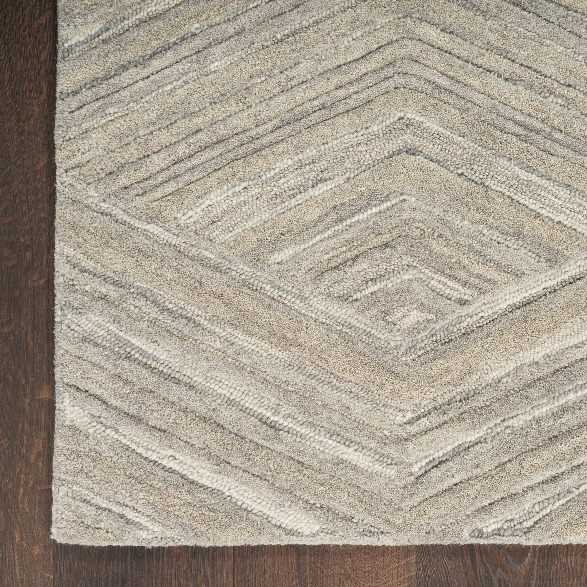 nourison graceful gru03 grey rug