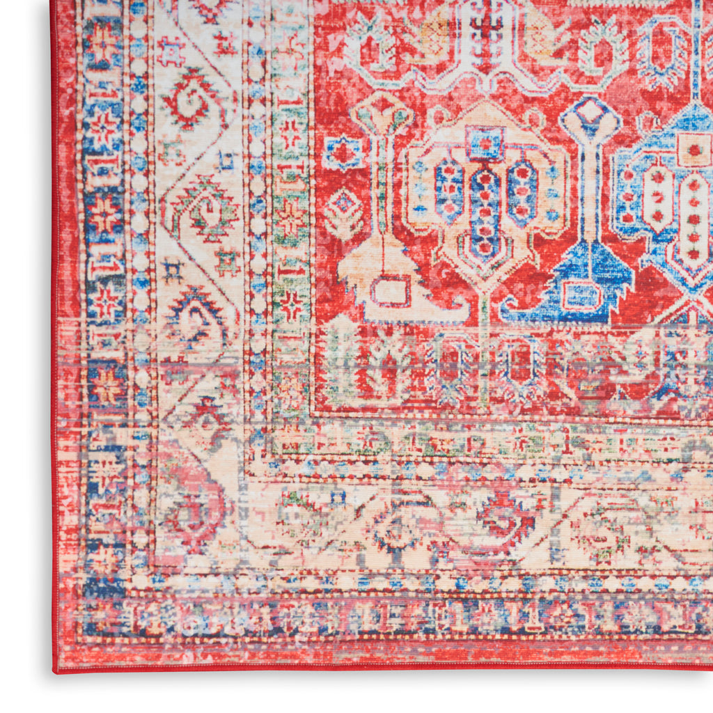 nourison fulton ful09 red rug