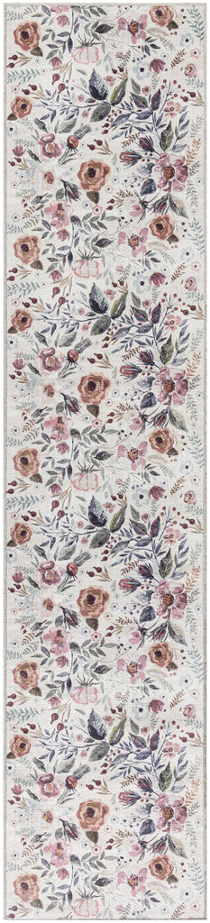nourison nourison washables nwb01 ivory pink rug