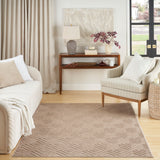 nourison care free caf03 brown rug