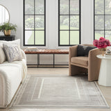 nourison glitz glz07 silver rug