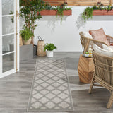 nourison easy care nes01 silver grey rug
