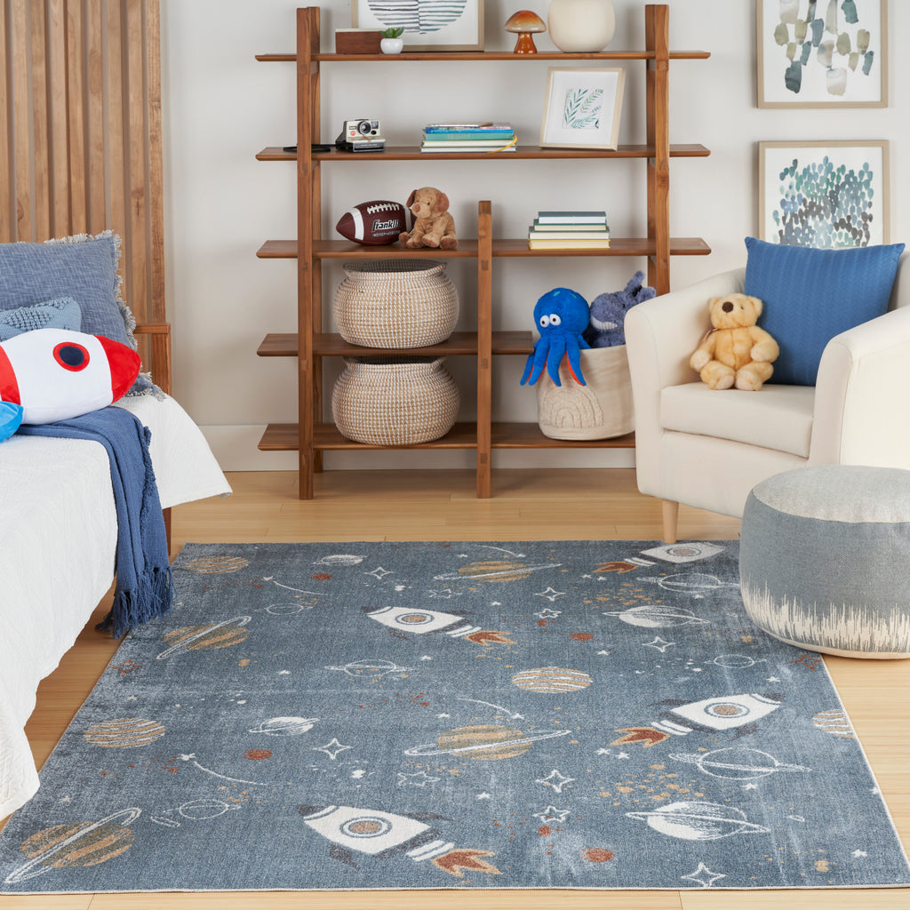 nourison astra machine washable asw18 blue multicolor rug