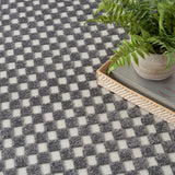 nourison care free caf02 grey rug