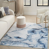 nourison daydream ddr01 ivory blue rug