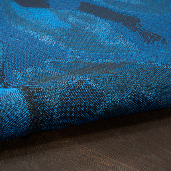 nourison color splash csp09 blue ivory rug