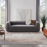nourison elation etn07 grey ivory rug