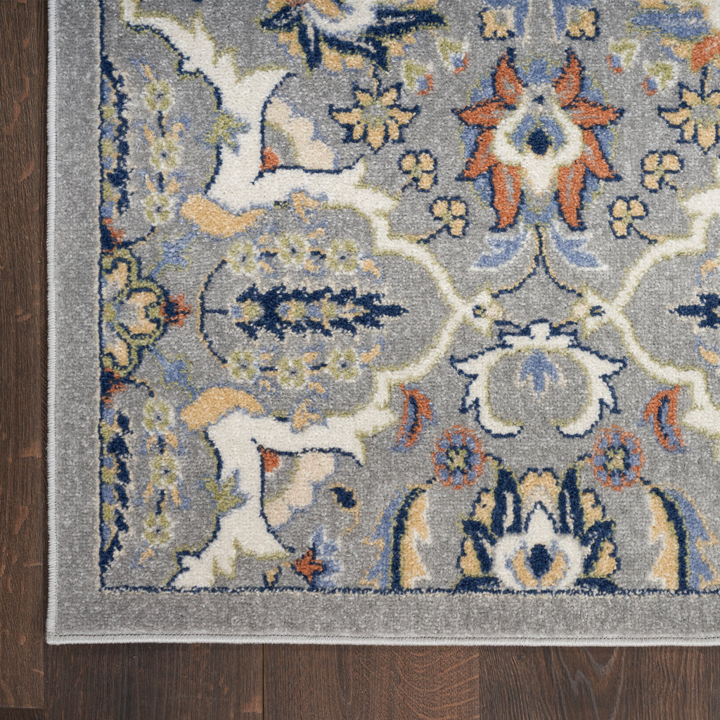nourison allur alr03 grey rug