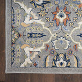 nourison allur alr03 grey rug