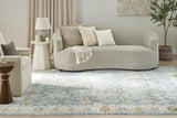 nourison astra machine washable asw16 teal beige rug