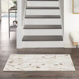 nourison grafix grf15 ivory beige rug