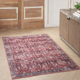 nourison grand washables grw06 brick ivory rug