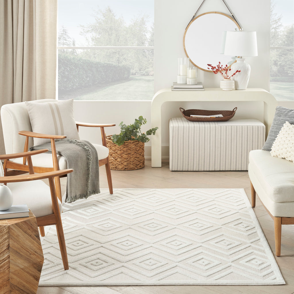 nourison versatile nrv01 ivory white rug