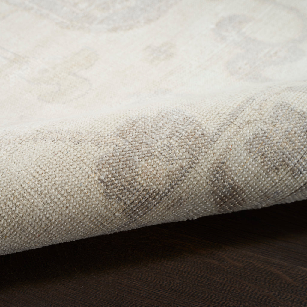 nourison aldora ald14 ivory grey rug