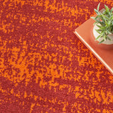 nourison nourison essentials nre03 red rug