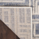 nourison serenity home srh04 blue ivory rug