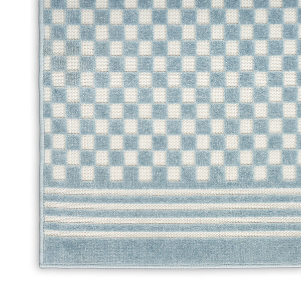 nourison care free caf02 blue rug