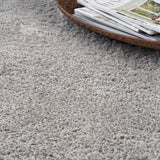 nourison dreamy shag drs05 silver rug