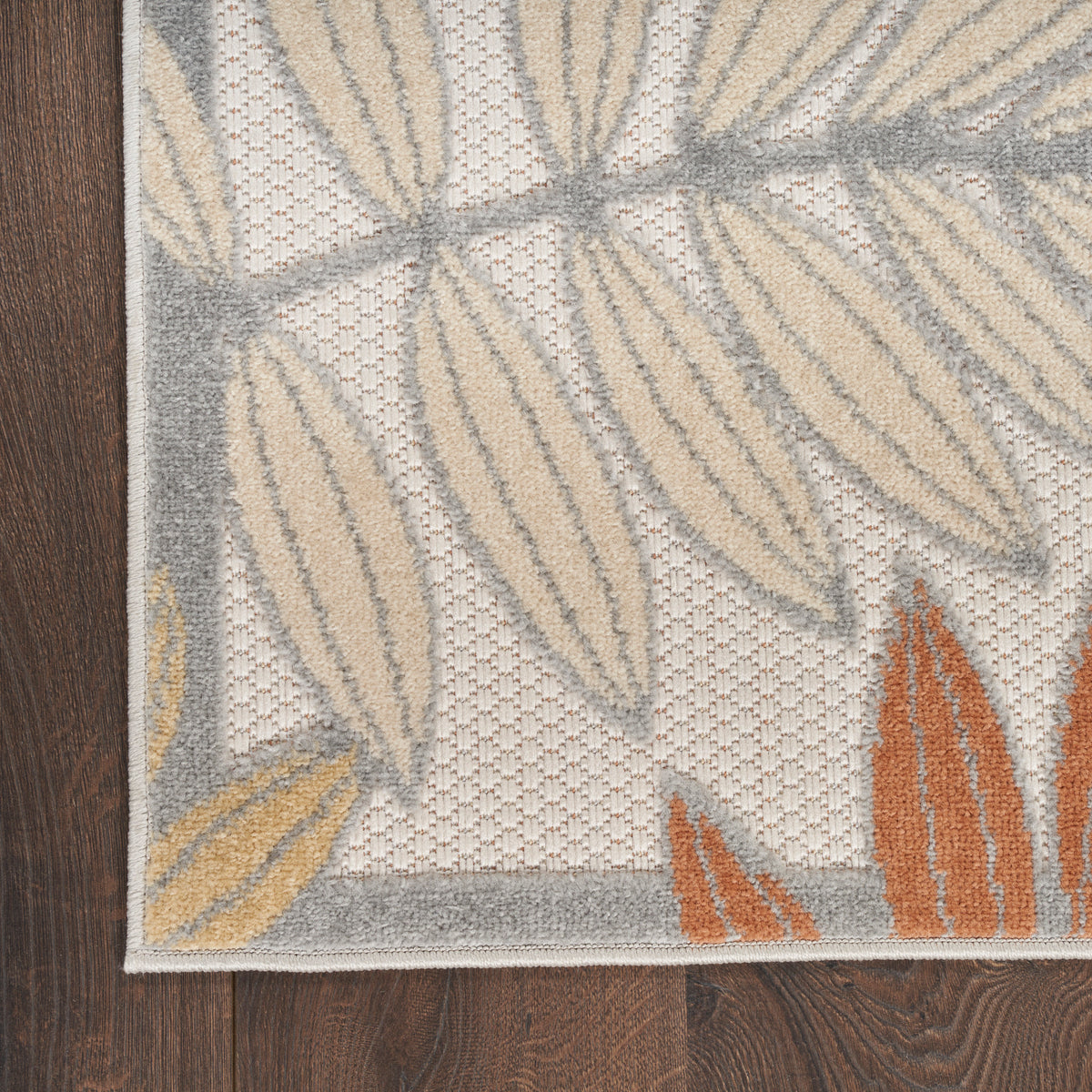 nourison aloha alh18 blue mocha rug