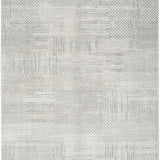 nourison glitz glz09 silver grey rug