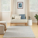 nourison exhale exl02 ivory grey rug